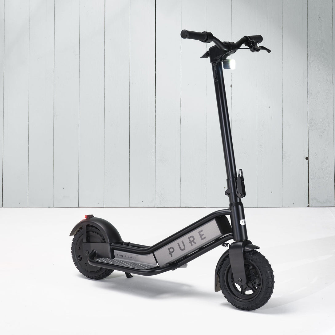 Pure Electric Scooter Black & Gunmetal Escape+